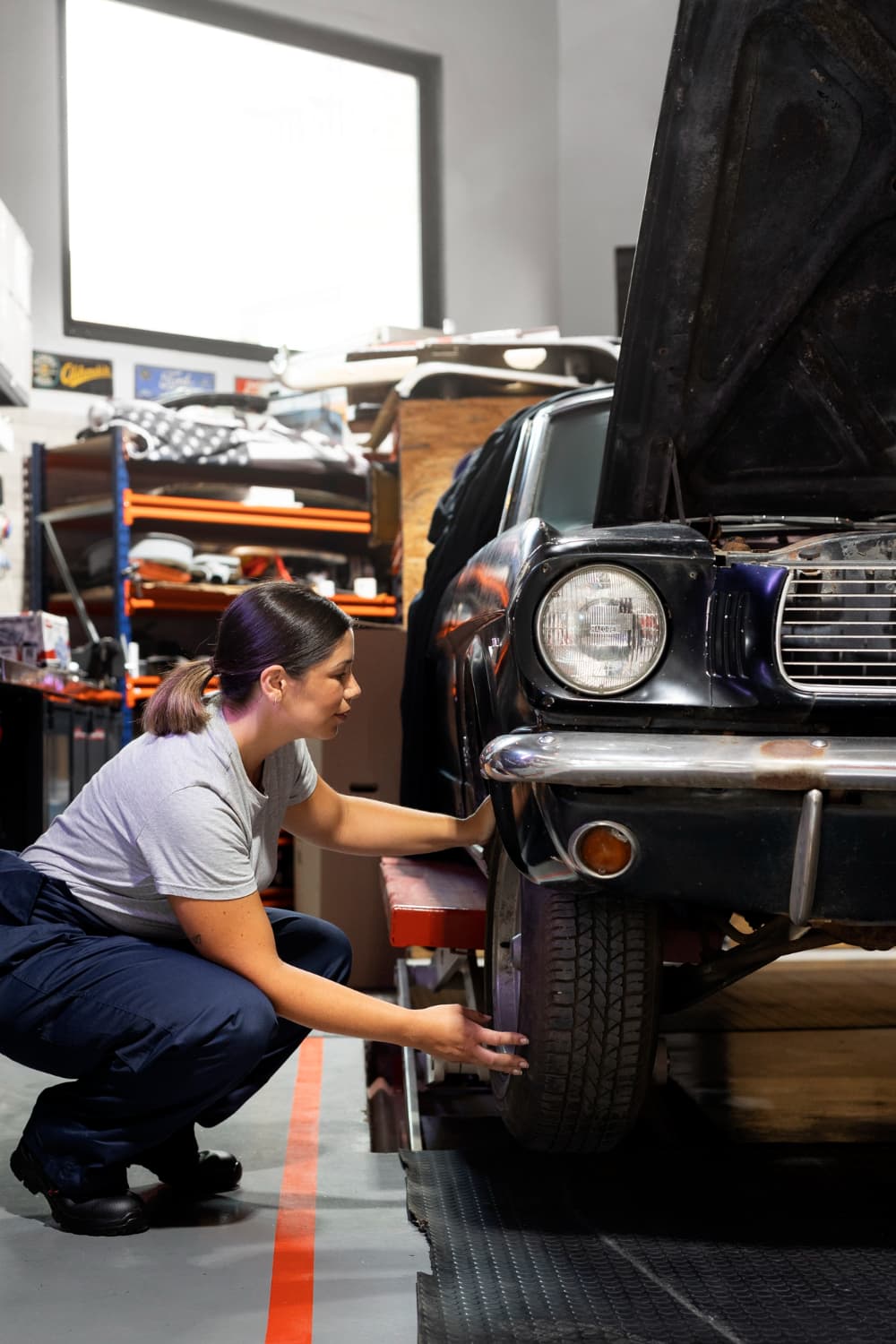 Garage service inspection