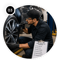 Detailed Inspection Of The Wheel