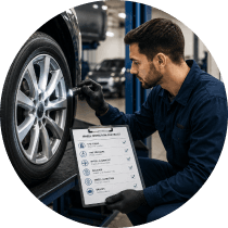 Detailed Inspection Of The Wheel