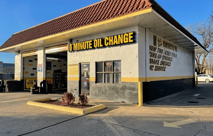 Ten Minute Oil Change Garland shop exterior